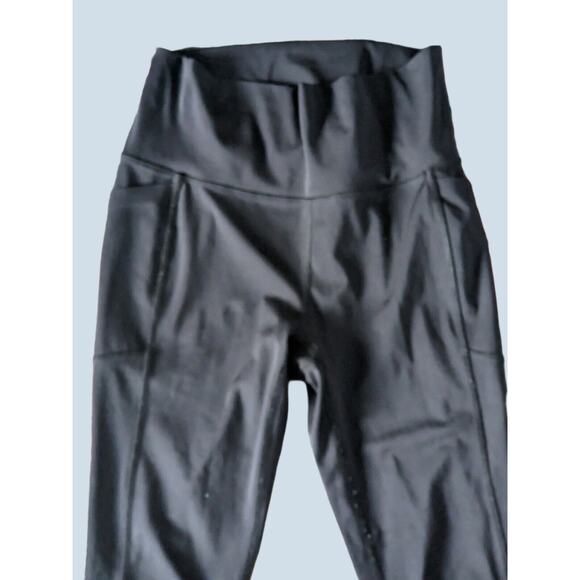 Spyder Active Women's Performance High Rise Black Legging For Athletics Or Home - Picture 3 of 4